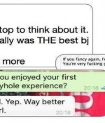 Er sucht Sie/Ihn Schwanzlutscher Bild 1